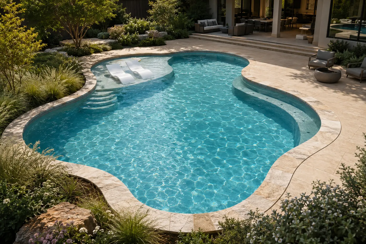 Freeform pool plans